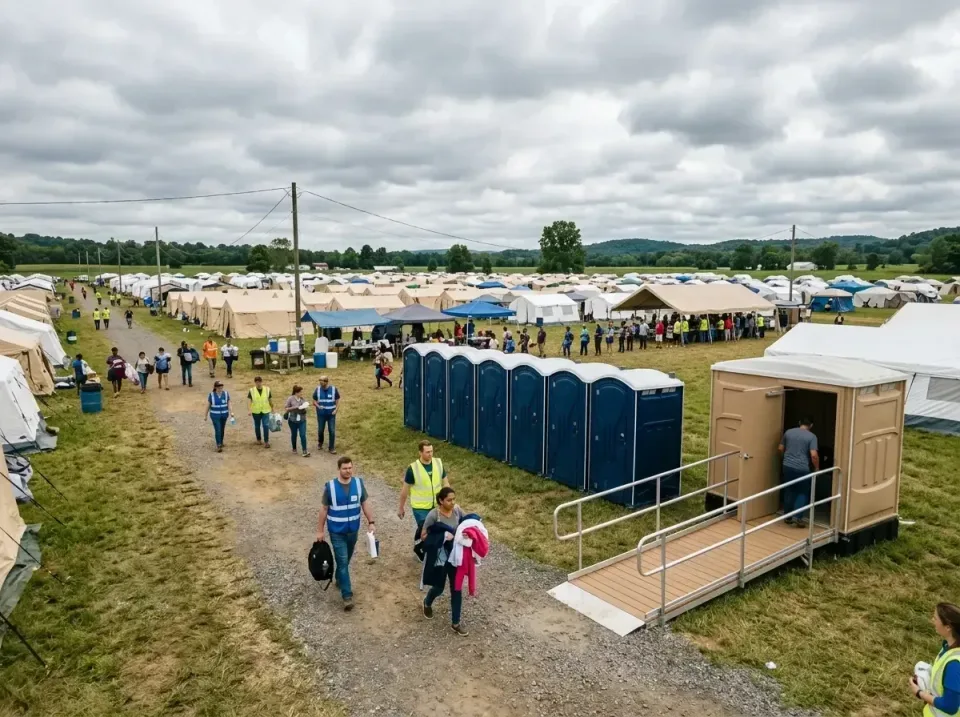 disaster-relief-camp-restrooms-010 — frequently asked questions, Dumpster & Portable Bathrooms Rental in Clinton, UT